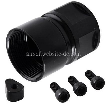 BAD Workhorse CNC Aluminum 15 Zoll Free Float M-LOK Handschutz schienen system Geeignet für VFC AR M4 Serie GBB Gewehre Airsoft Schwarz