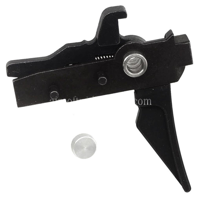 CYMA CGS Enhanced Stahl Abzug mit Unerheblich Einstellstange Set geeignet für CYMA CGS M4 Serie GBB Gewehre Airsoft Schwarz