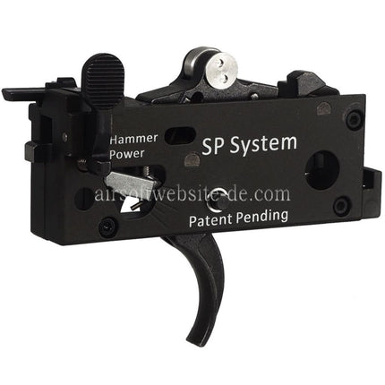 CYMA CGS Einstellbarer verbesserter Lichtauslöser Komplette Auslöserbox geeignet für CYMA CGS M4 Serie GBB Gewehre Airsoft Schwarz