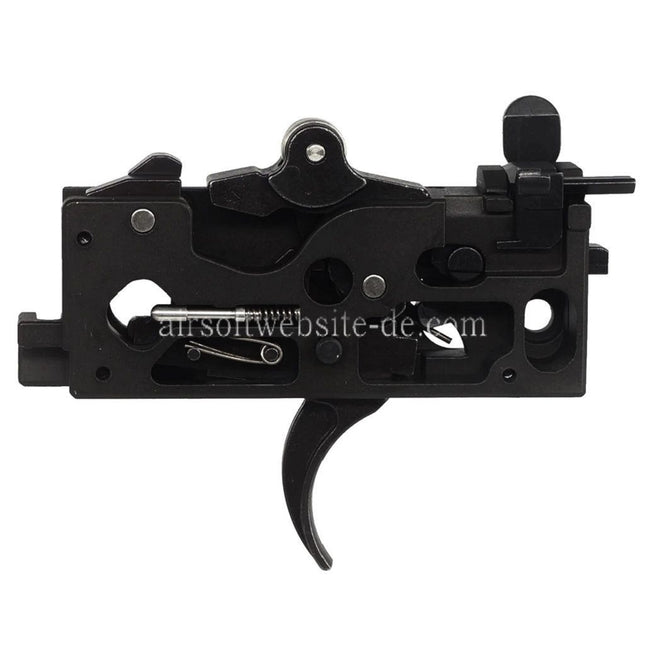 CYMA CGS Einstellbarer verbesserter Lichtauslöser Komplette Auslöserbox geeignet für CYMA CGS M4 Serie GBB Gewehre Airsoft Schwarz