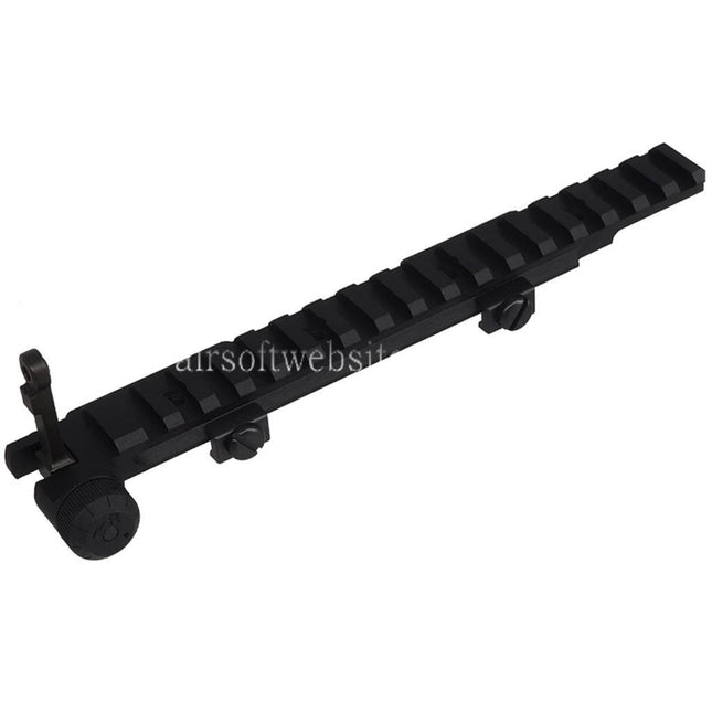 CYMA CGS KAC Stil 556 Aufklappbares Visier Erweitert oberen Schiene Zielfernrohrmontage Set geeignet für 20mm Picatinny Schiene