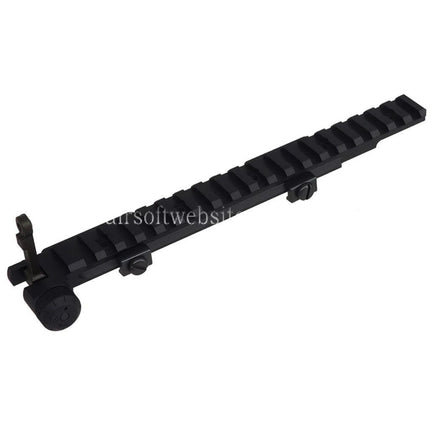 CYMA CGS KAC Stil 762 Aufklappbares Visier Erweitert oberen Schiene Zielfernrohrmontage Set geeignet für 20mm Picatinny Schiene