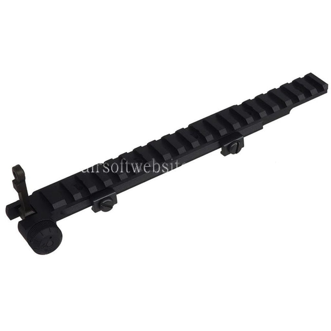 CYMA CGS KAC Stil 762 Aufklappbares Visier Erweitert oberen Schiene Zielfernrohrmontage Set geeignet für 20mm Picatinny Schiene
