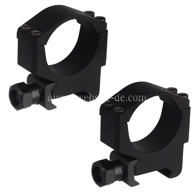 CYMA CGS KAC Stil Schnellverschluss 30mm Zielfernrohrringmontage Set (Niedrig) geeignet für 20mm Picatinny Schiene