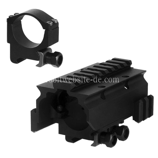 CYMA CGS KXC Stil NADS Montage Obere Seitenschiene mit 30mm Zielfernrohrring Geeignet für 20mm Picatinny Schiene