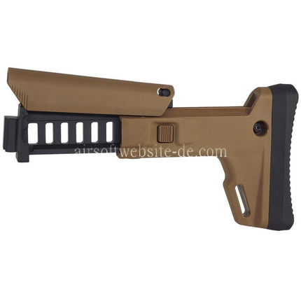 5KU ACR Stil 7-Position Einziehbarer Schaft Geeignet für Tokyo Marui SAIGA-12K Serie Schrotflinten Airsoft