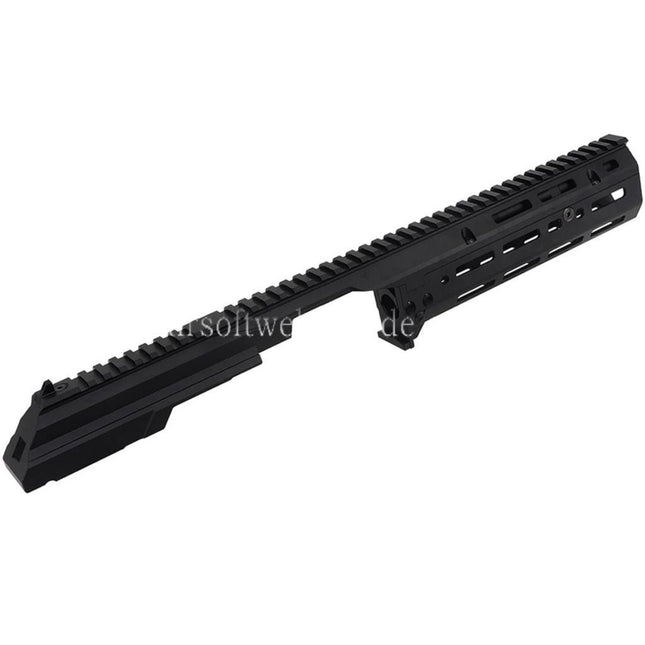 5KU 340mm MK3 Monolithic 1913 20mm M-LOK Obere Handschutz Schienen System Set Geeignet für CYMA AK105 AKM AK Serie AEG Gewehre Airsoft Schwarz