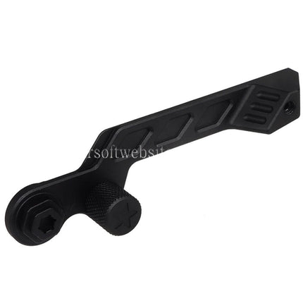5KU CNC Aluminum Verlängerter Hebel Feuerwahlschalter Geeignet für CYMA AK Serie AEG Gewehre Airsoft Schwarz