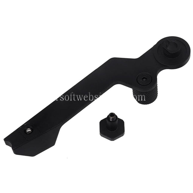 5KU CNC Aluminum Verlängerter Hebel Feuerwahlschalter Geeignet für CYMA AK Serie AEG Gewehre Airsoft Schwarz