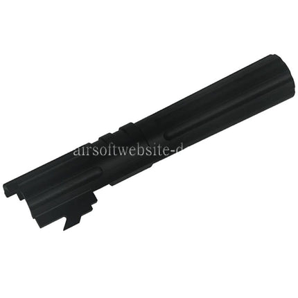 5KU 4.3 Zoll CNC Aluminium Außenlauf +11mm CW Im Uhrzeigersinn Geeignet für Armorer Works AW WE-TECH Tokyo Marui Hi-Capa 4.3 Serie GBB Pistolen Airsoft