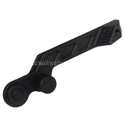 5KU CNC Aluminum Verlängerter Hebel Feuerwahlschalter Geeignet für Tokyo Marui AKM AKX AK Serie GBB Gewehre Airsoft Schwarz