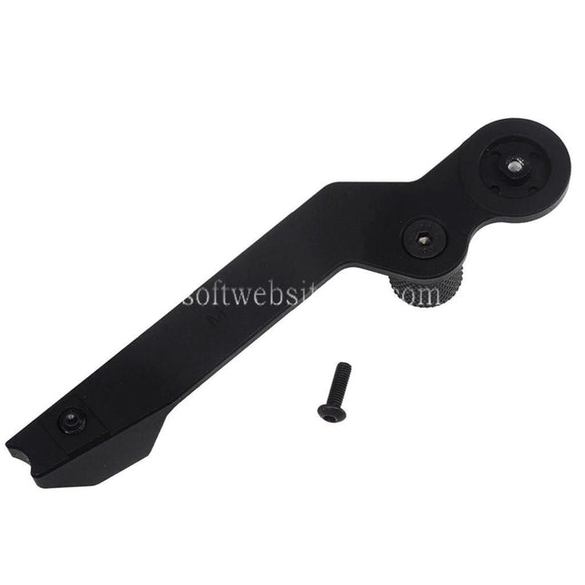 5KU CNC Aluminum Verlängerter Hebel Feuerwahlschalter Geeignet für Tokyo Marui AKM AKX AK Serie GBB Gewehre Airsoft Schwarz