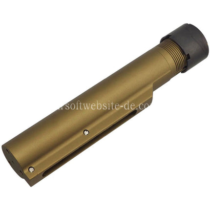 Guns Modify GM CNC Aluminum 6-Position Schaft Pufferrohr Geeignet für GM HA HK416 A5 Serie MWS GBB Gewehre Airsoft