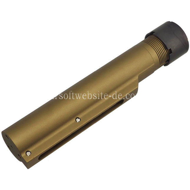 Guns Modify GM CNC Aluminum 6-Position Schaft Pufferrohr Geeignet für GM HA HK416 A5 Serie MWS GBB Gewehre Airsoft