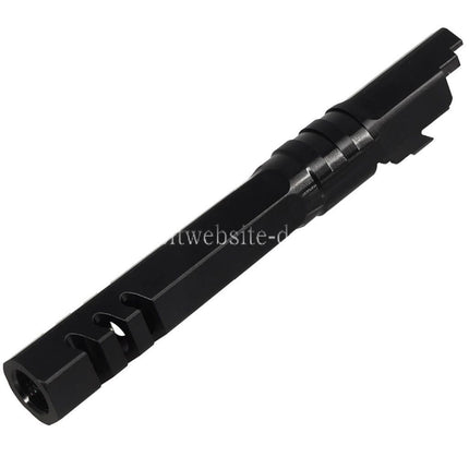 5KU 5 Zoll Edelstahl Hexagon Außenlauf +11mm CW Im Uhrzeigersinn Geeignet für Armorer Works WE (WE-TECH) Tokyo Marui Hi-Capa 5.1 Serie GBB Pistolen Airsoft