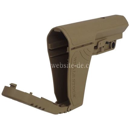 CYMA Großes Staufach Lange Version WHALE Verstellbarer Schaft Geeignet für M4 M16 Serie AEG Gewehre Airsoft