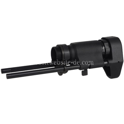 CYMA HK416C Stil Kompaktkarabiner Einziehbarer Schaft Geeignet für CYMA CGS Tokyo Marui M4 Serie MWS GBB Gewehre Airsoft Schwarz