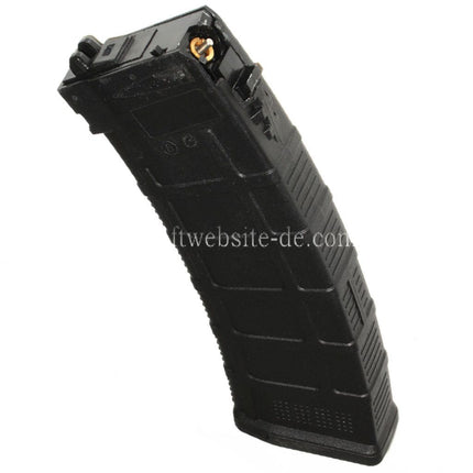 WELL PRO 24rd Polymer PMAG Co2 Magazin Geeignet für Well / WE G74A AK74 Serie GBB Gewehre Airsoft Schwarz