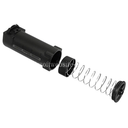 WELL PRO 1200rd Polymer Magazin Geeignet für WE23 Serie AEG Minigun Airsoft Schwarz