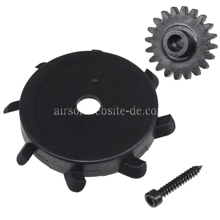 WELL PRO Ersatz Feeding Gear Geeignet für WE23 Serie Minigun Airsoft