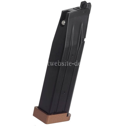 ARMY ARMAMENT 30rd Gas Magazin R615 TTI Sand Viper Geeignet für Hi-Capa Serie GBB Pistolen Airsoft Tan Base
