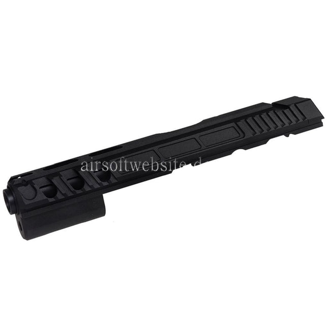 5KU CNC Aluminum Fräs Schlitten und Lauf Kit Set Typ-3 Geeignet für KJ Works ASG CZ Shadow 2 Serie GBB Pistolen Airsoft
