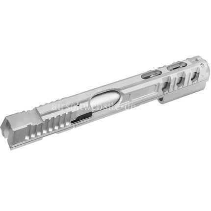 5KU CNC Aluminum Fräs Schlitten und Lauf Kit Set Typ-3 Geeignet für KJ Works ASG CZ Shadow 2 Serie GBB Pistolen Airsoft