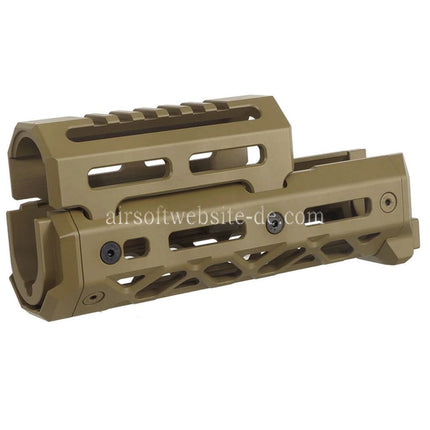 5KU KPYK CRC 1U040 Stil 158mm M-LOK Obere Untere Handschutz Schienen System Geeignet für GHK AKM AK74 AK105 Serie GBB Gewehre Airsoft