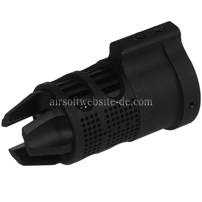 E&C Epsilon 556 Stil Feuerdämpfer -14mm CCW gegen den Uhrzeigersinn Gewinde mit Blast Diverter