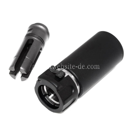 E&C 94mm Warden QD Schalldämpfer mit -14mm CCW gegen den Uhrzeigersinn Gewinde Feuerdämpfer