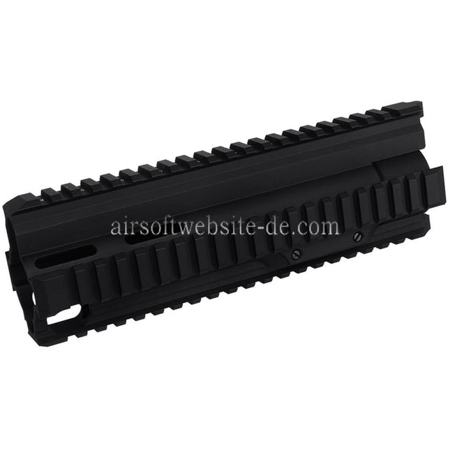 E&C 9 Zoll HK417 DMR Stil Handschutz Schienen System geeignet für E&C VFC 417 DMR Serie AEG Gewehre Airsoft Schwarz