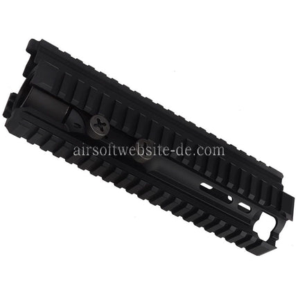 E&C 9 Zoll HK417 DMR Stil Handschutz Schienen System geeignet für E&C VFC 417 DMR Serie AEG Gewehre Airsoft Schwarz