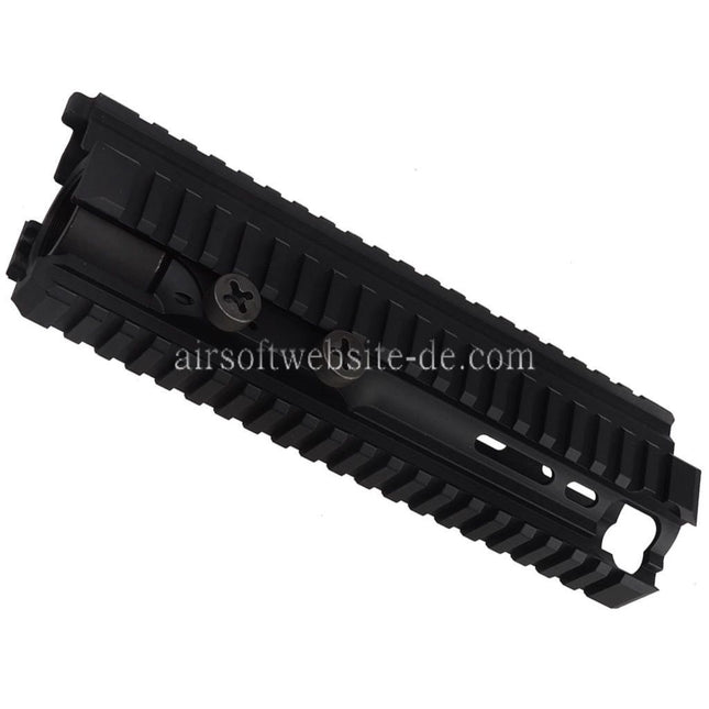 E&C 9 Zoll HK417 DMR Stil Handschutz Schienen System geeignet für E&C VFC 417 DMR Serie AEG Gewehre Airsoft Schwarz