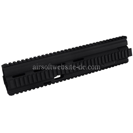 E&C 13 Zoll HK417 DMR Stil Handschutz Schienen System geeignet für E&C VFC 417 DMR Serie AEG Gewehre Airsoft Schwarz