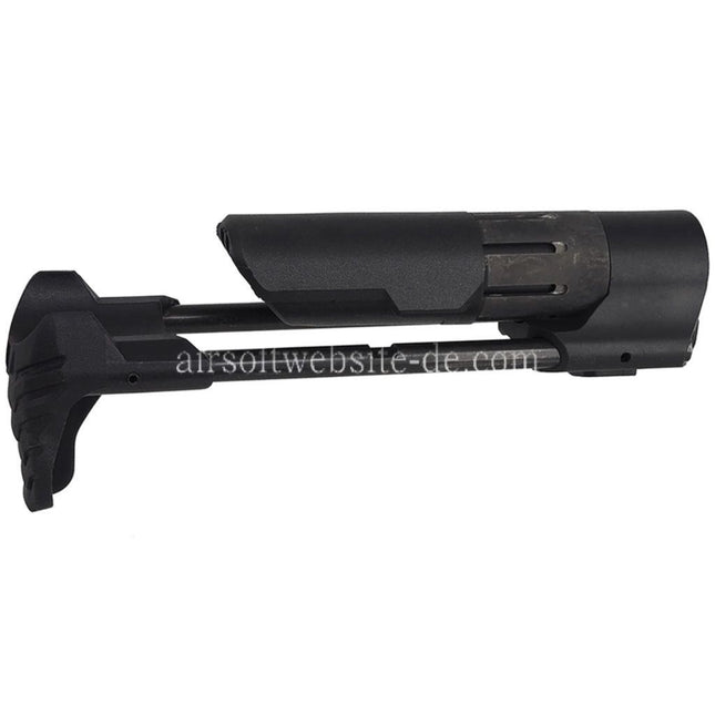 E&C PDW Schaft Geeignet für AR M4 M16 Serie AEG Gewehre Airsoft Schwarz