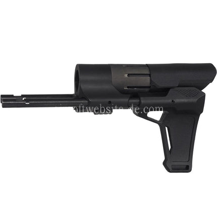 E&C PDW Stabilisator Geeignet für AR M4 M16 Serie AEG Gewehre Airsoft Schwarz
