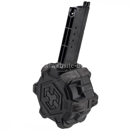 Armorer Works AW Custom 350rd Gas Adaptive Trommelmagazin Geeignet für Armorer Works AW / WE (WE-TECH) Desert Eagle GBB Pistolen Airsoft