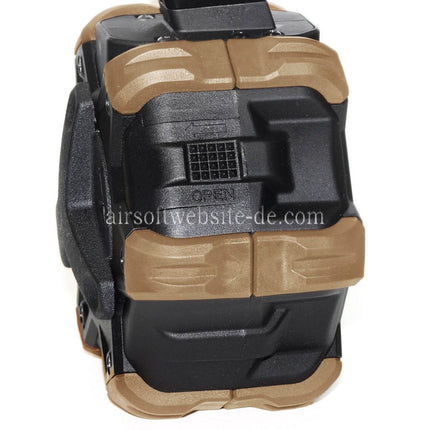 Armorer Works AW Custom 350rd Gas Adaptive Trommelmagazin Geeignet für Armorer Works AW / WE (WE-TECH) Desert Eagle GBB Pistolen Airsoft