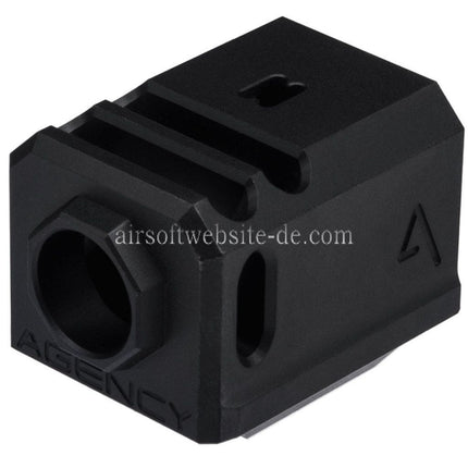 RWA Agency Arms 417 Doppelanschluss Kompensator -14mm CCW Gewinde gegen den Uhrzeigersinn Geeignet für G-Serie GBB Pistolen Airsoft