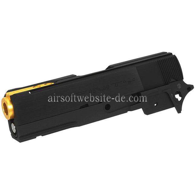 Bomber Airsoft CNC Aluminum SVI Infinity Tiki Stil Lauf Schlitten Mitte Rahmen Kit Set Shiny Geeignet für Tokyo Marui Hi-Capa 5.1 Serie GBB Pistolen