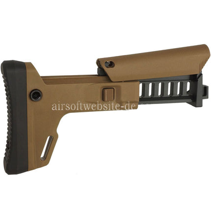 5KU ACR Stil 7-Positions Seitlich klappbar Einziehbarer Schaft Geeignet für CYMA CM040 AK104 AK105 AK74S Serie AEG Gewehre Airsoft