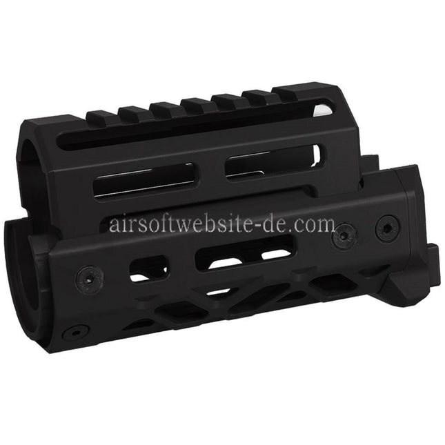 5KU KPYK CRC 1U040 Stil 125mm M-LOK Obere Untere Handschutz Schienen System Geeignet für CYMA D-BOYS AKS-74U Serie AEG Gewehre Airsoft