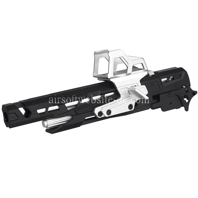 5KU CNC Aluminum EX-02 Lauf Schlitten Mitte Rahmen Kit Komplett Set Geeignet für Tokyo Marui Hi-Capa Serie GBB Pistolen Airsoft
