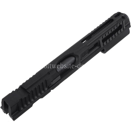 5KU CNC Aluminum Fräs Schlitten und Lauf Kit Set Typ-2 Geeignet für KJ Works ASG CZ Shadow 2 Serie GBB Pistolen Airsoft