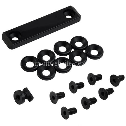 5KU CNC Aluminum 130mm DL-2 SPORT Handschutz Extender Geeignet für AKM AK105 AK74 AK Serie Gewehre Airsoft