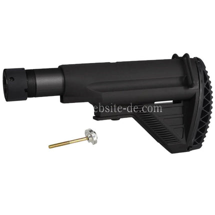 E&C Einziehbarer Schaft mit Röhre Geeignet für E&C HK417 G28 Serie AEG Gewehre Airsoft