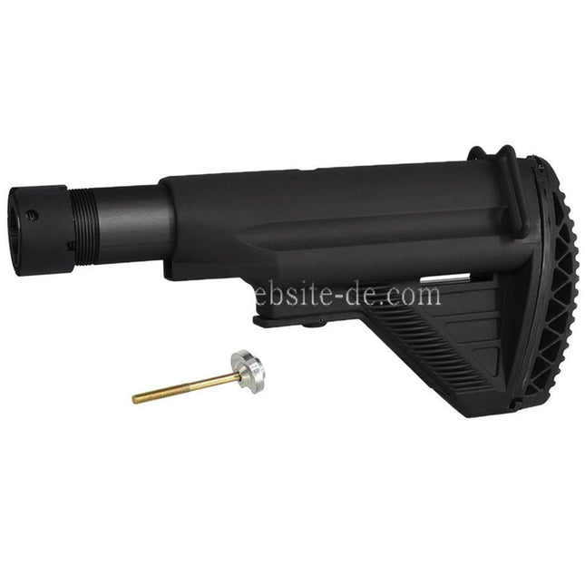 E&C Einziehbarer Schaft mit Röhre Geeignet für E&C HK417 G28 Serie AEG Gewehre Airsoft