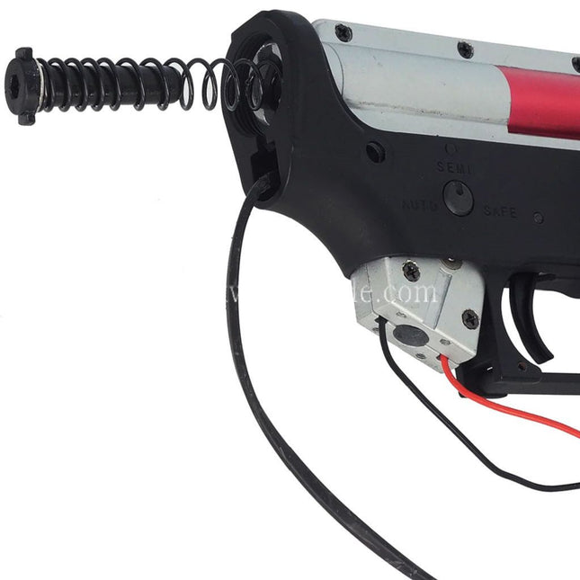 AIRSOFT WEBSITE Oberer Untere Metall Korperempfanger mit Komplett QD Getriebe Geeignet fur M4 M16 Serie AEG Gewehre
