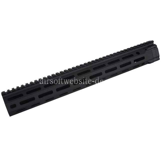 E&C MFR XS 15 Zoll M-Lok Handschutz Schienen System Geeignet für AR M4 M16 Serie AEG Gewehre Airsoft Schwarz