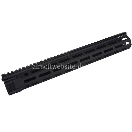 E&C MFR XS 15 Zoll M-Lok Handschutz Schienen System Geeignet für AR M4 M16 Serie AEG Gewehre Airsoft Schwarz